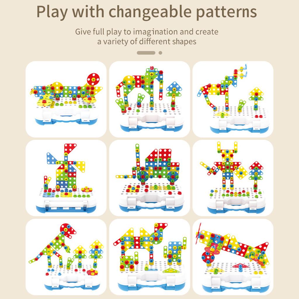 Gardening Tools For 3 Year Old - 246 Buah Blok Model Bangunan Mosaik
