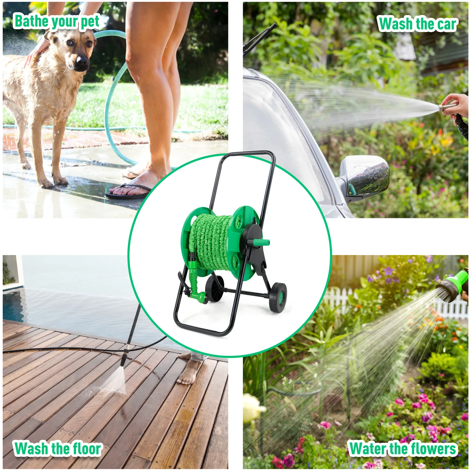 Gardening Tools Rack - Rak Penyimpanan Selang Air Premium Garden