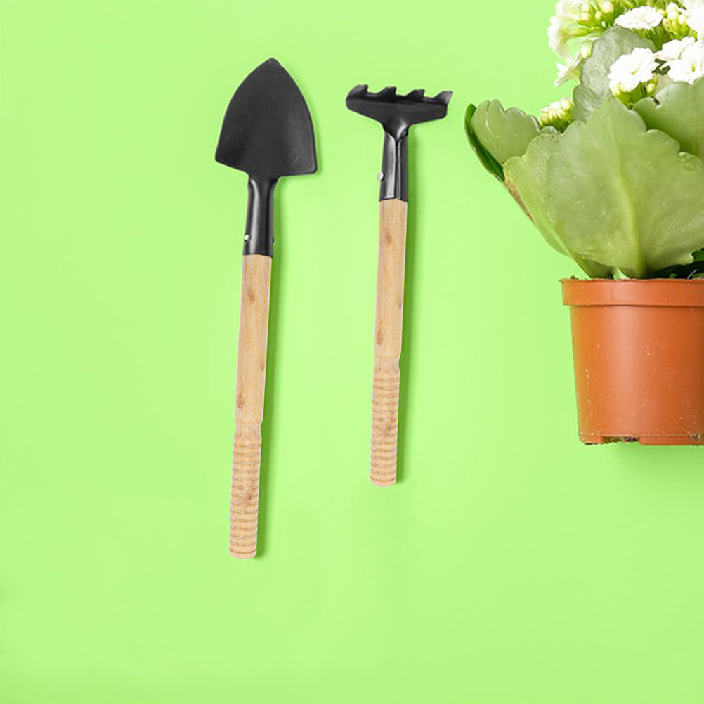 Gardening Tools Vegetables - 5Pcs Gagang Kayu Kokoh Pengganti untuk