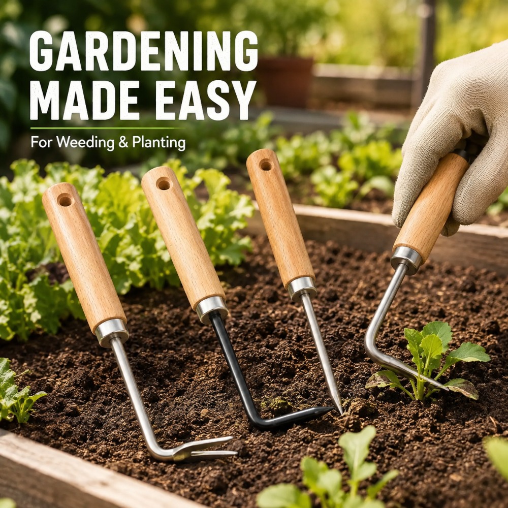 Gardening Tools Spade - Alat Penarik Akar dan Penyiang Multifungsi