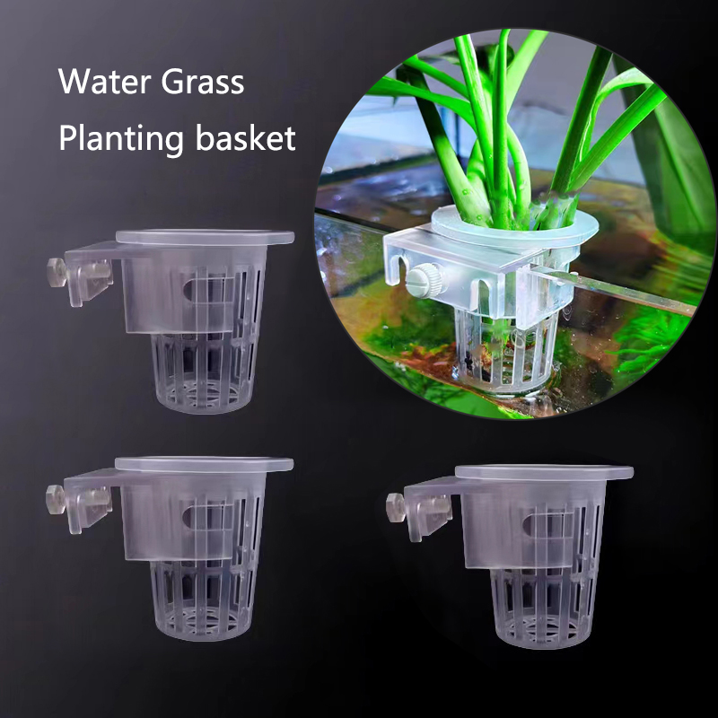 Hanging Planter Basket - Keranjang penanaman akuarium hidroponik pendukung tangki