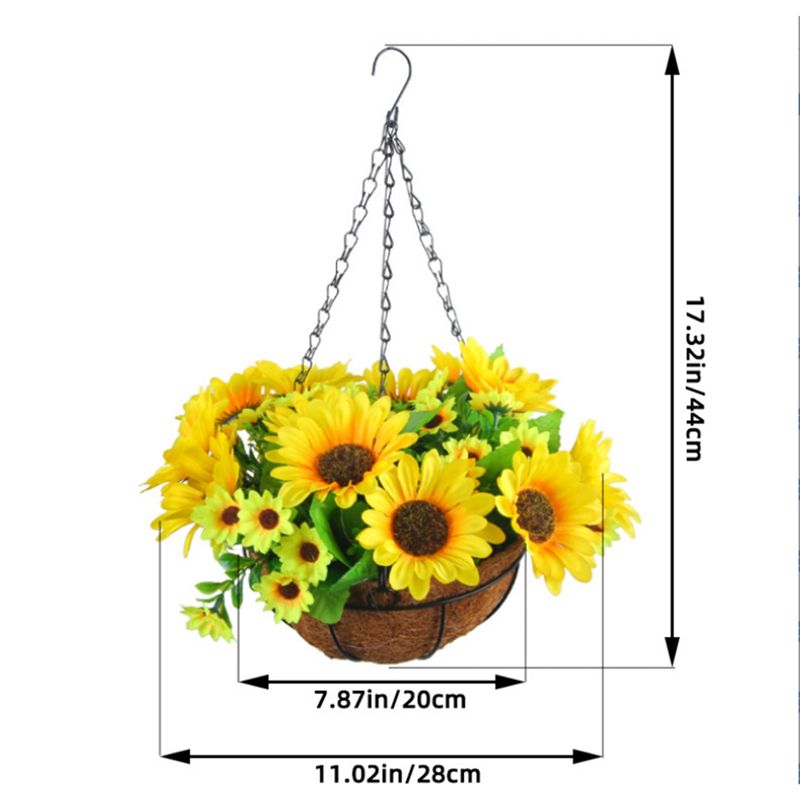 Bunga Gantung Artifisial dalam - Gardening Tools Yellow ulasan dan harga