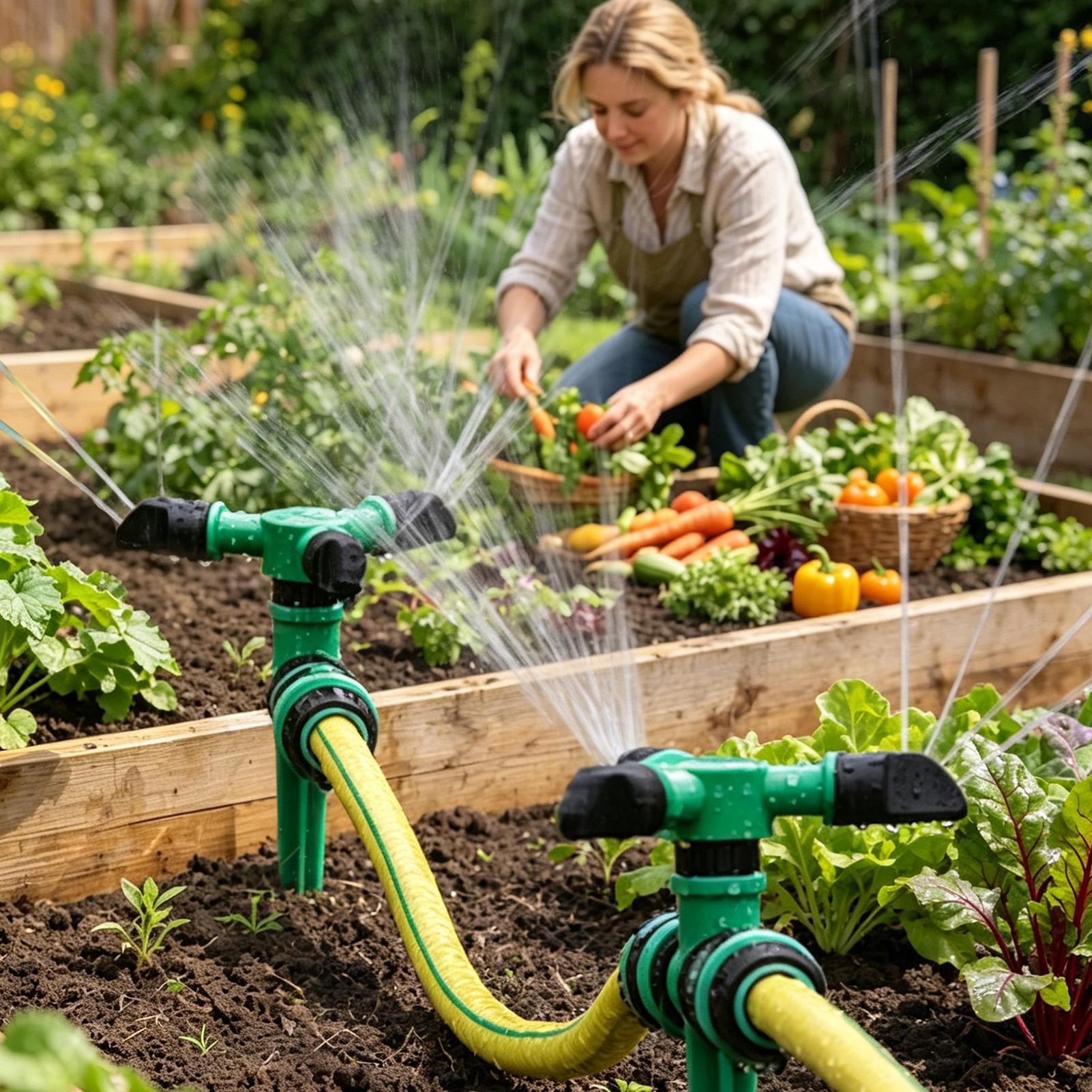 Penyiram Air Otomatis Berputar - Gardening Tools Women ulasan dan harga