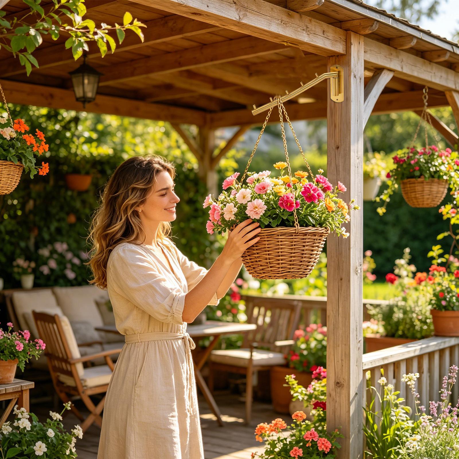 Rak tanaman gantung dinding, g - Hanging Planter Basket ulasan dan harga