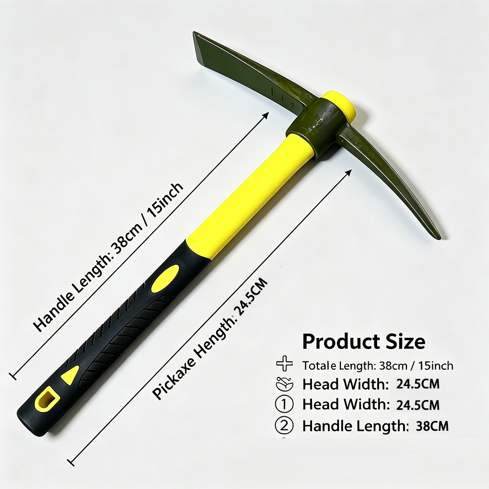 1-Potong Set Cangkul Mattock 1 - Gardening Tools Yellow ulasan dan harga