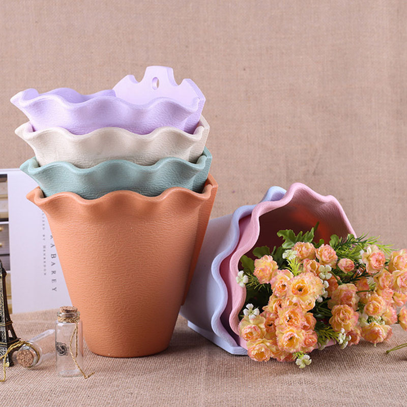 Flower Pot Wall-mounted Plasti - Hanging Planter Basket ulasan dan harga