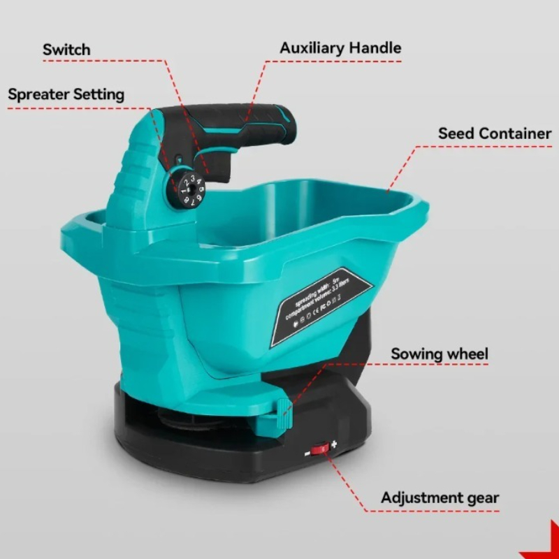 Penyebar Pupuk Otomatis 6 Gigi - Gardening Tools Vegetables ulasan dan harga