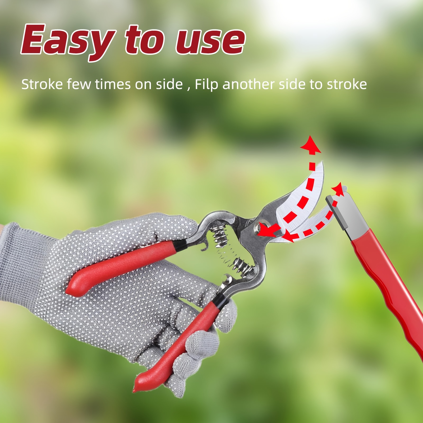 Pengasah Gunting Taman, dengan - Gardening Tools You Must Have ulasan dan harga