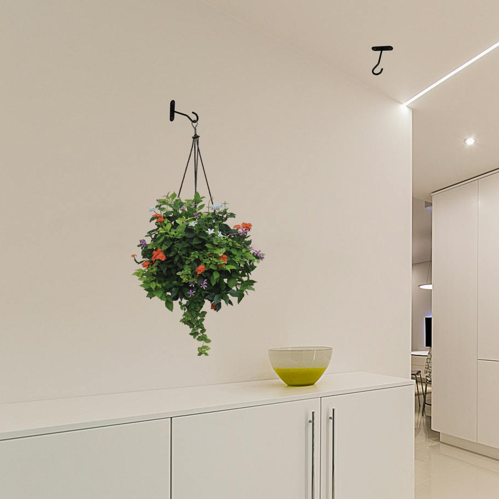 2 Set Gantungan Plafon untuk M - Hanging Planter Basket ulasan dan harga