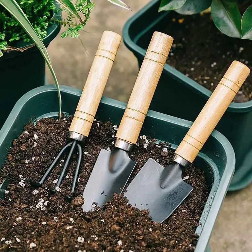 3Pcs/Set Peralatan Taman Mini  - Gardening Tools Vegetables ulasan dan harga