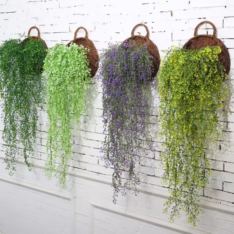 Penanam Bunga Rotan Anyaman Bu - Hanging Planter Basket ulasan dan harga